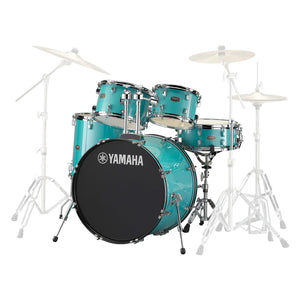 YAMAHA Shell pack 5 piezas bombo 22" Rydeen RDP2F5 Turquoise Glitter - Yamaha - Batería y Percusión