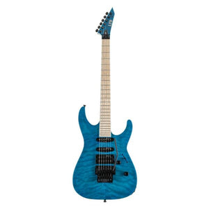 LTD Guitarra Eléctrica LTD MH-203QM NT See Thru Blue - Guitarras