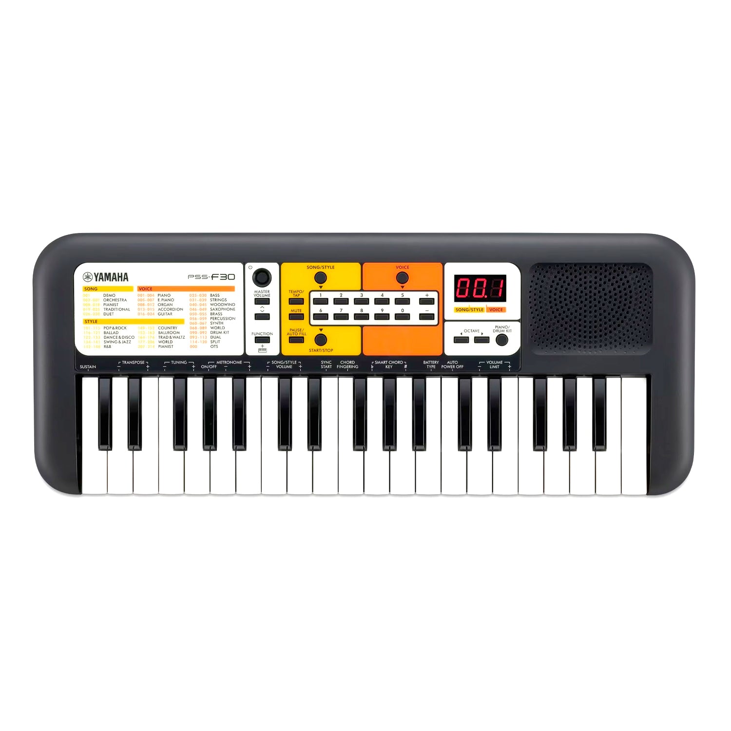 YAMAHA Teclado Portatil 37 Teclas PSS-F30 - Yamaha - Pianos y Teclados