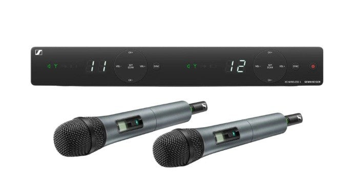SENNHEISER XSW1825DUAL Sistema Inalambrico de Mano Doble - Micrófonos
