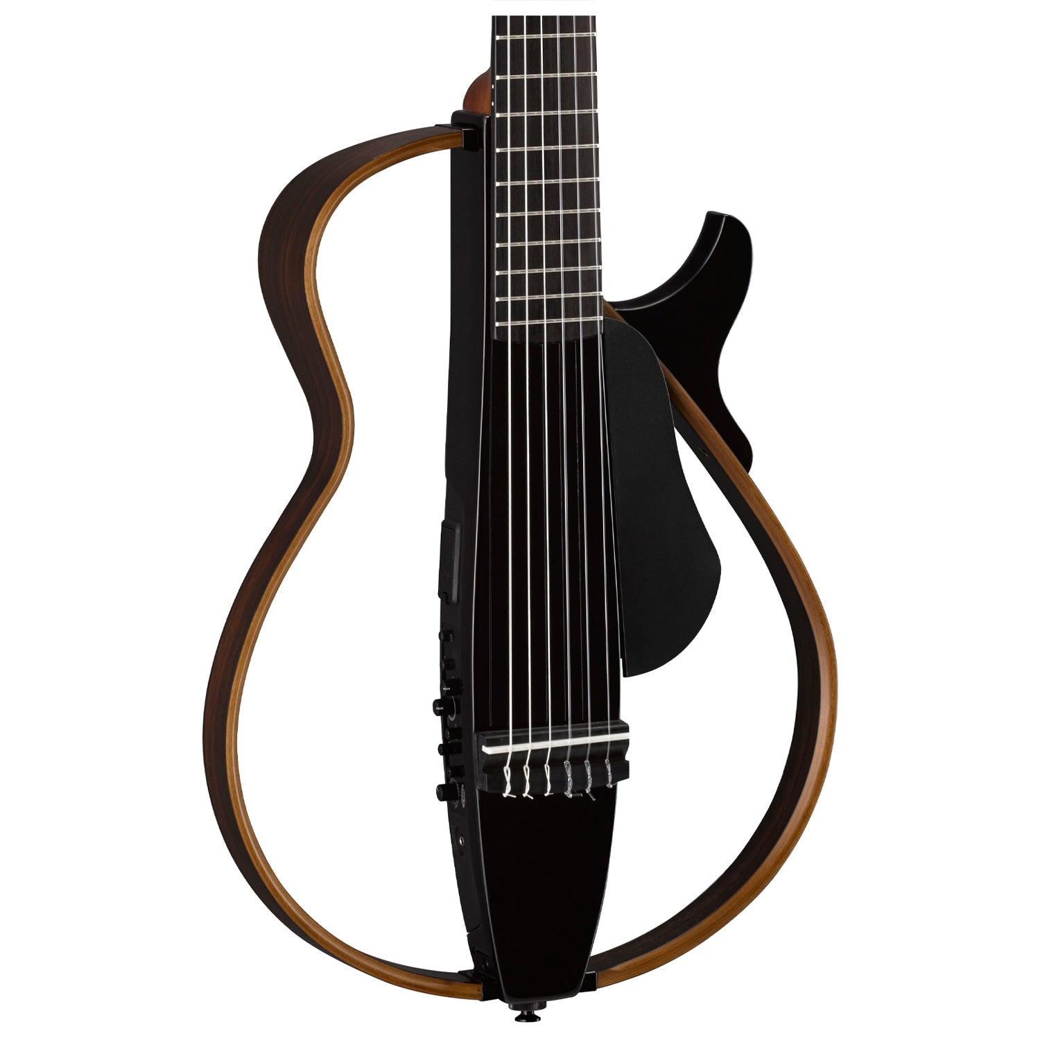 Guitarra Silent Nylon SLG200N TBL Negro Translúcido - Yamaha