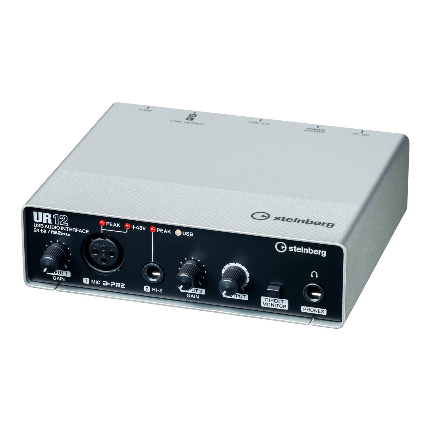 YAMAHA Steinberg UR12 Interfaz de audio USB - Grabación y Estudio